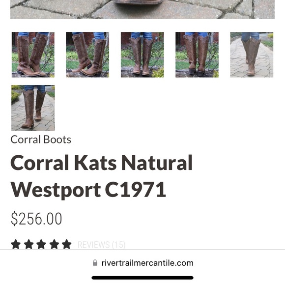 Corral Retro Kat Westport Distressed Tall Boot Sz 9.5 - Picture 5 of 13